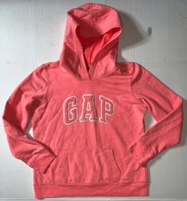Preowned- Gap Long Sleeve Pullover Logo Hoodie Womens Size M 