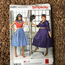 Simplicity sewing pattern 8481 superhero costume LARP cosplay UNCUT