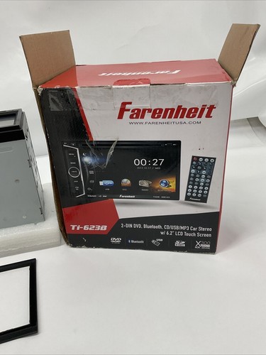 Farenheit TI-623B 2 Din In-Dash 6.2" Car Monitor DVD/SD/USB Bluetooth Receiver - Picture 6 of 9