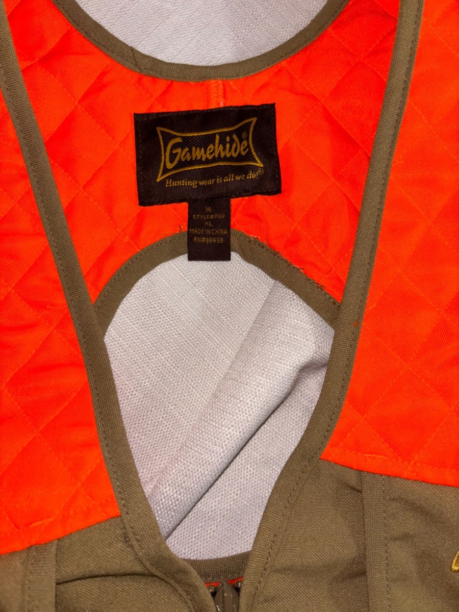 Gilet de chasse extrême homme Gamehide Blaze Orange Mountain