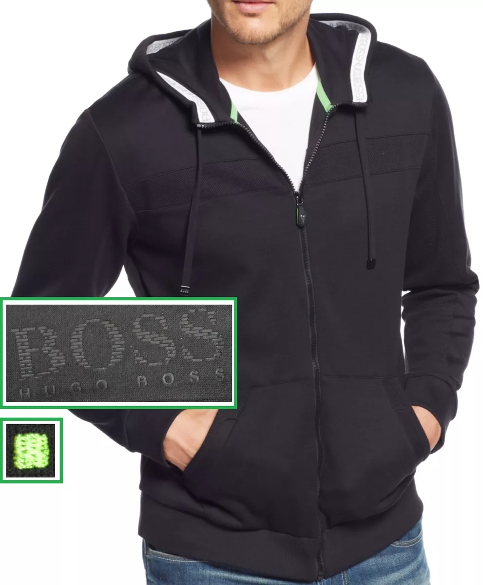 Boss green jeltech zipped hooded jacket sale