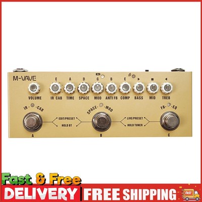 Aufnahme Audio Interface Funktion Multieffekt Pedale für Akustikgitarren