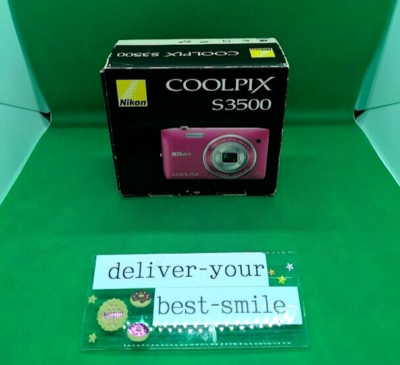 Nikon COOLPIX S3500 Silver 20.1MP Digital Camera From Japan [3 day