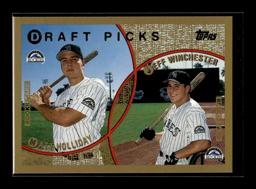 1999 Topps #442 Matt Holliday RC Jeff Winchester RC (NM)(BAS)