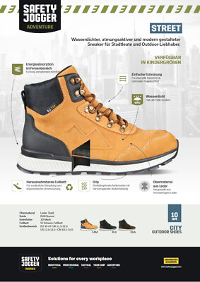 Hiking Shoes STREET Waterproof Sneaker Outdoor Shoe Hiking, Camping Walk