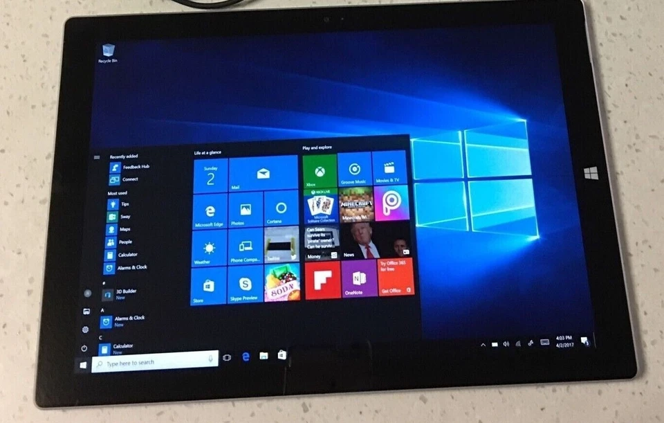 Microsoft Surface Pro 3 12" i3/i5/i7 64GB 128GB 256GB 512GB 4GB/8GB RAM Win10Pro - Image 4 of 4