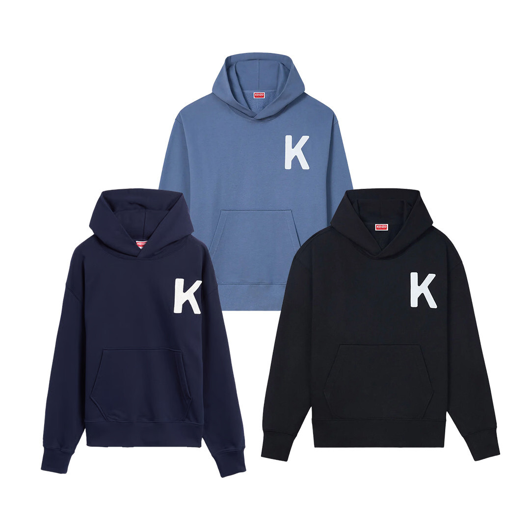 Men's Kenzo Lucky Tiger Oversize Pullover Hoodie