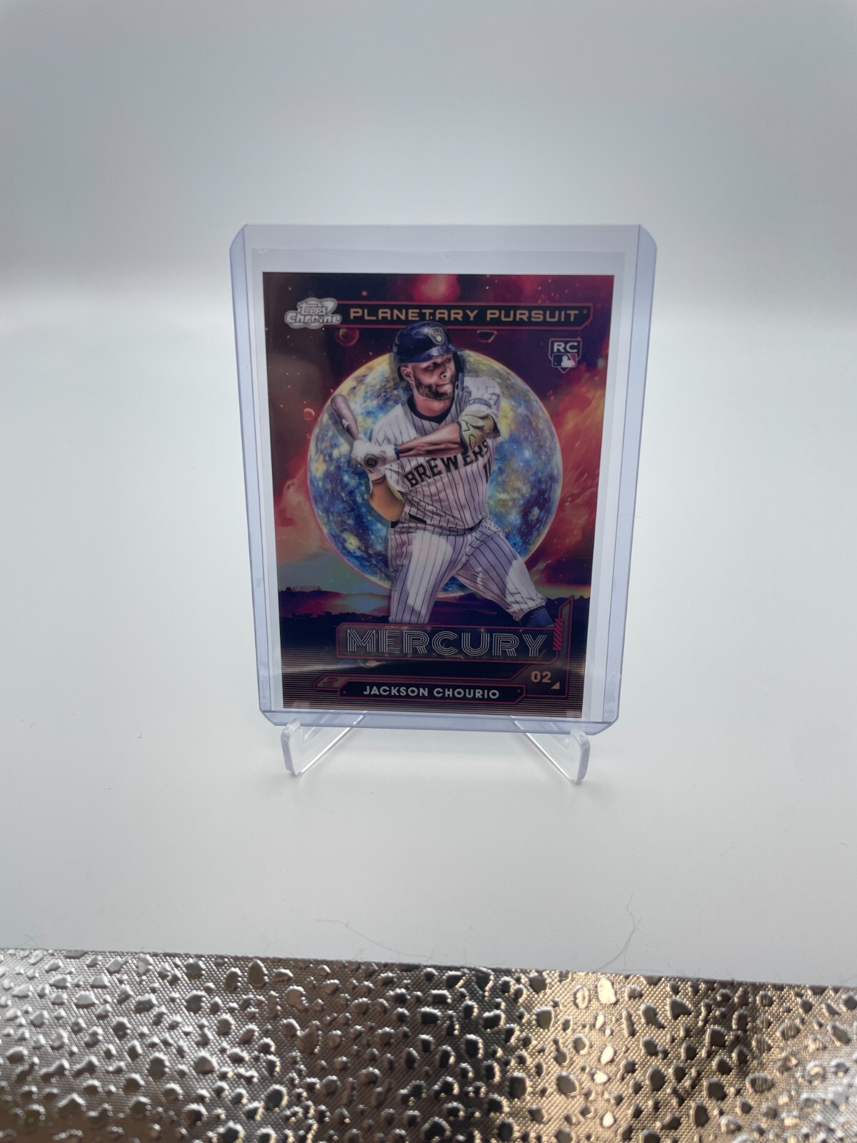 2024 Topps Chrome Cosmic RC Planetary Pursuit Mercury Jackson Chourio PPM-9