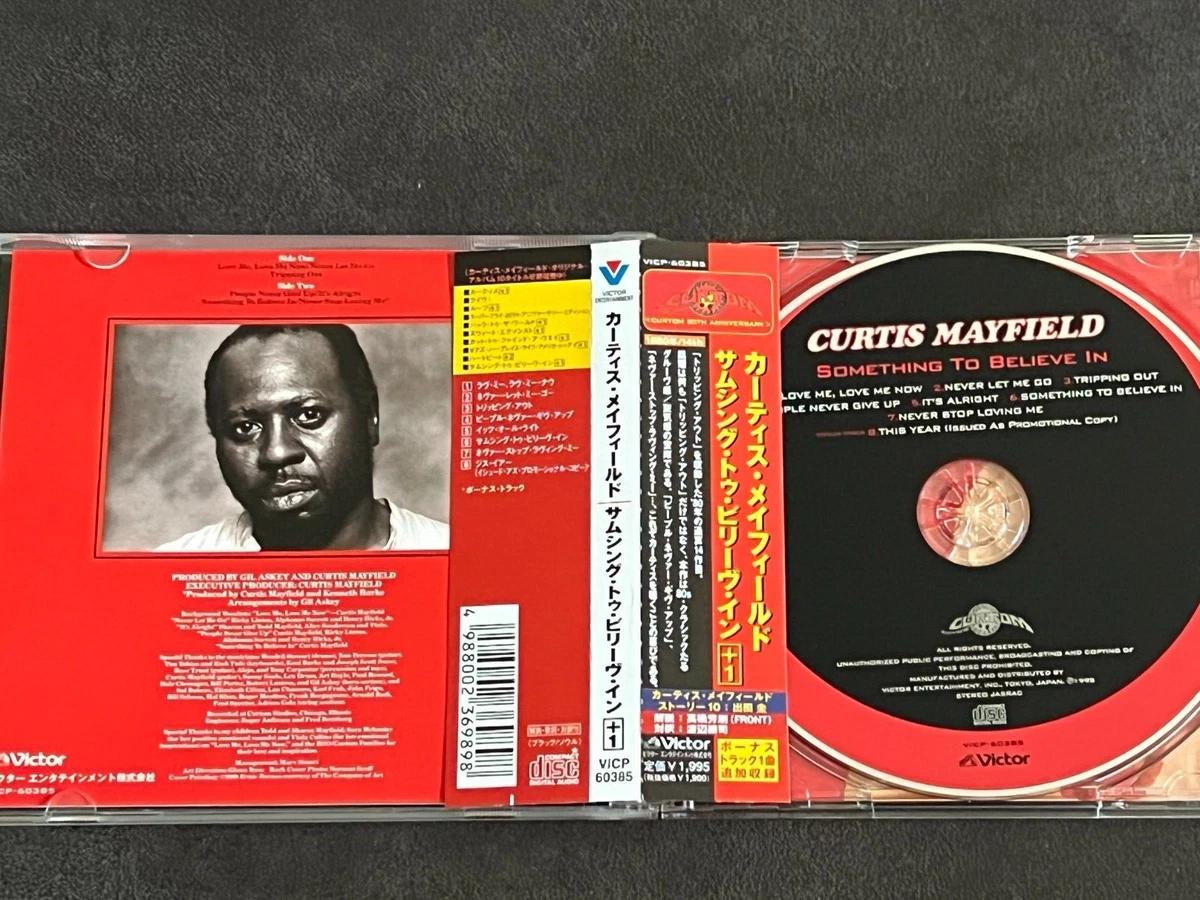 CURTIS MAYFIELD-Something To Believe In-1998 CD Japan