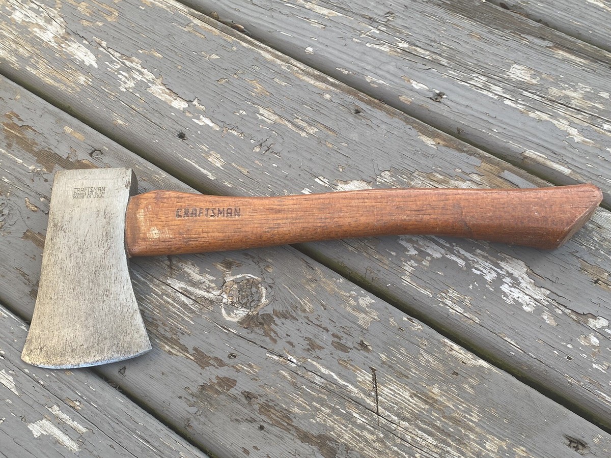 Vintage Craftsman Hatchet Axe, 48101-1 1/4 Lb. -M Made In Vintage Craftsman Hatchet Axe, 48101-1 1/4 Lb. -M Made In
