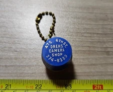 Vintage Drehs Camera Shop Reading PA? Advertising Keychain Coin Holder