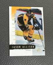 2000-01 SP Authentic Boston Bruins Hockey Card #8 Jason Allison