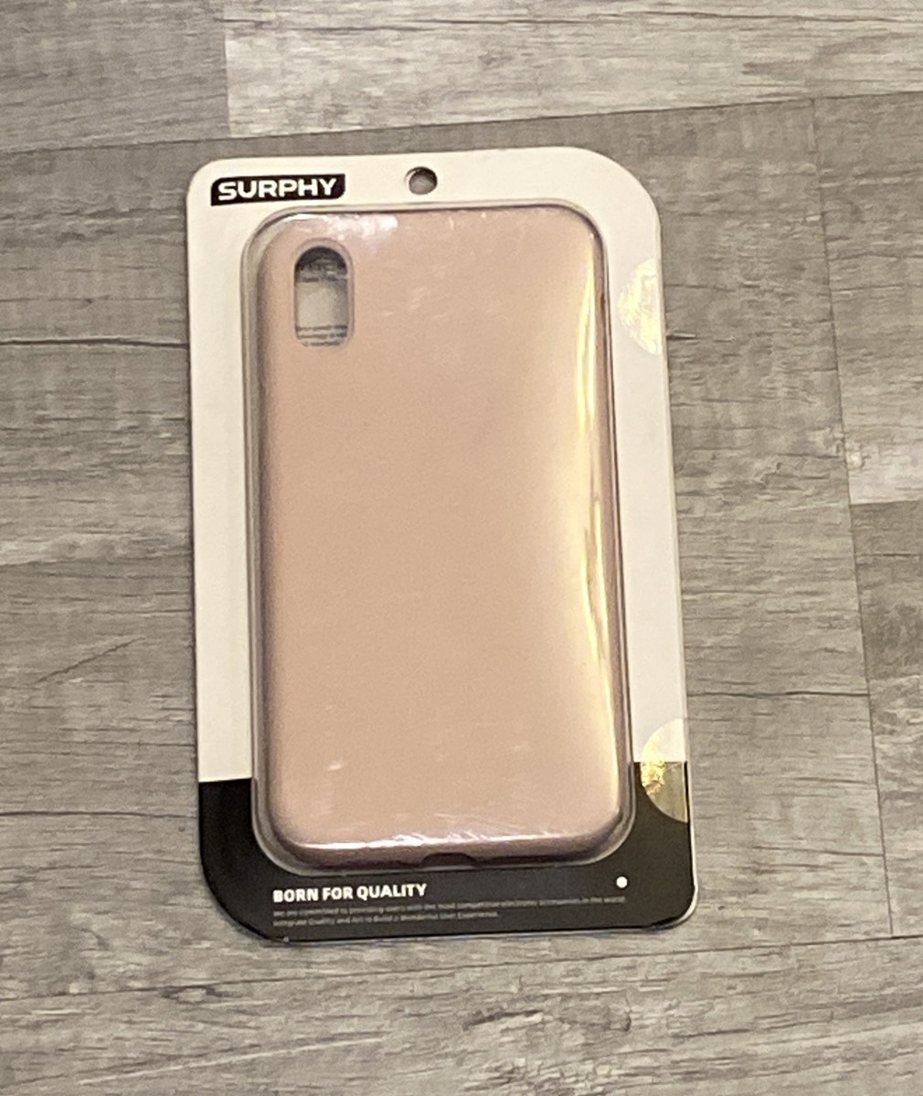 SURPHY Silicone Case for iPhone XR Pink New