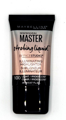 NEW Maybelline Master Strobing Liquid Illuminating 100 LIGHT/IRIDESCENT