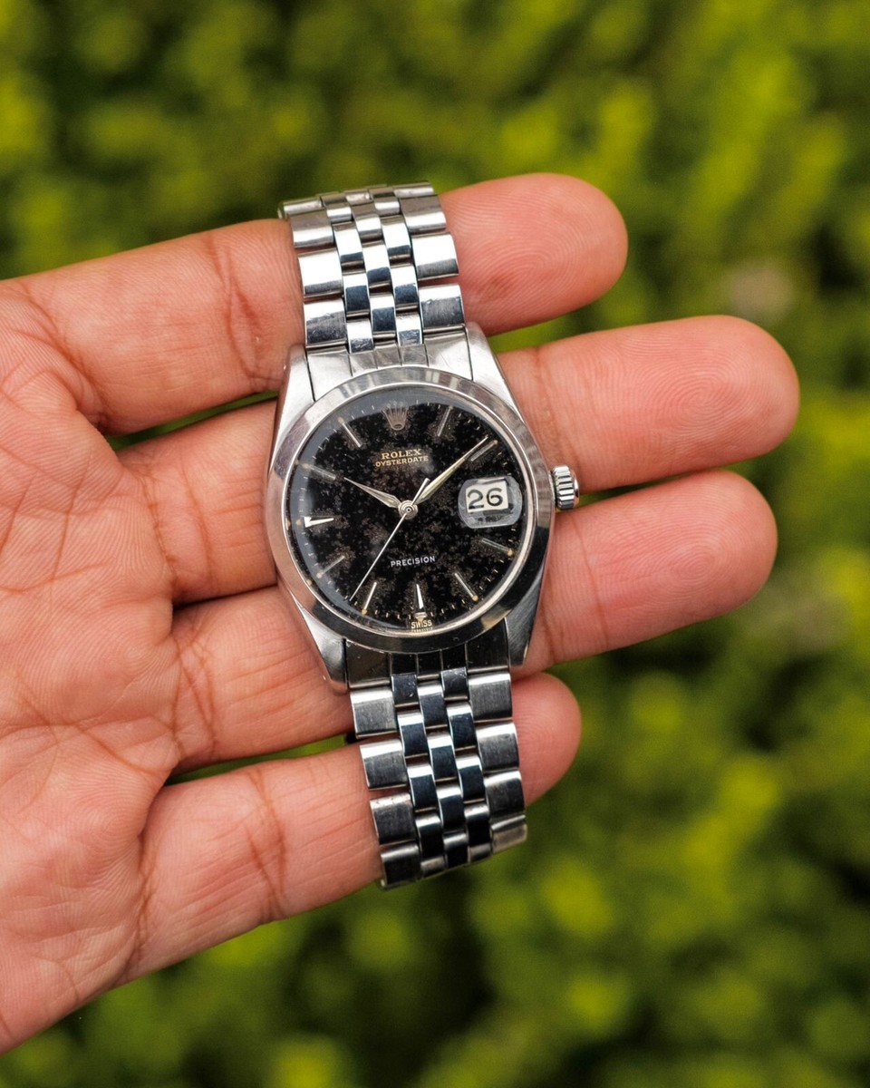 1965 Rolex Precision -Tropical Gilt Dial -Rare Vintage Manual Wind