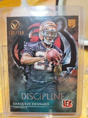    2014 VALOE DARQUEZE DENNARD ROOKIE DISIPLINE 109/299 CINCINNATI BENGALS