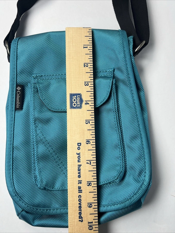 Columbia Teal/Aqua Bolso Mensajero Sobre el Hombro Bandolera Bolso de Viaje, Cartera Foto 2 de 4