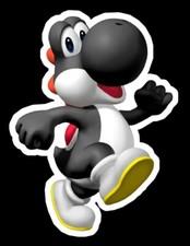 Yoshi Vinyl Sticker/Decal 4 Inch Cartoon Super Mario Bros indoor/outdoor