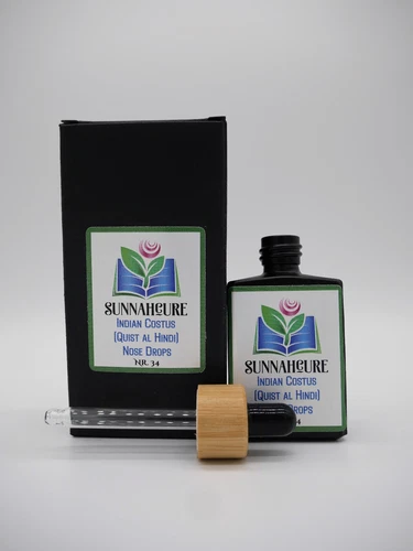 SunnahCure - Indian Costus, Quist al Hindi, Nose drops, Handmade by Us, 30ml
