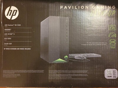 HP TG01-2003W (256GB SSD, Ryzen 5 5600G, 3.90GHz, 8GB) Desktop