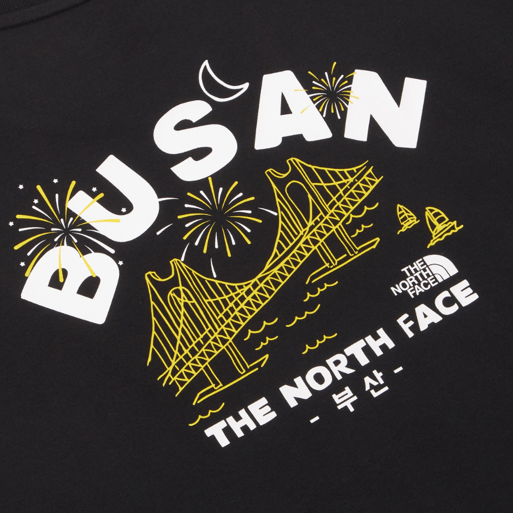 ★THE NORTH FACE☆DASH S/S R/TEE NT7UR27 The North Face Korea BUSAN EDITION S/S R/TEE NT7UQ42B BLACK