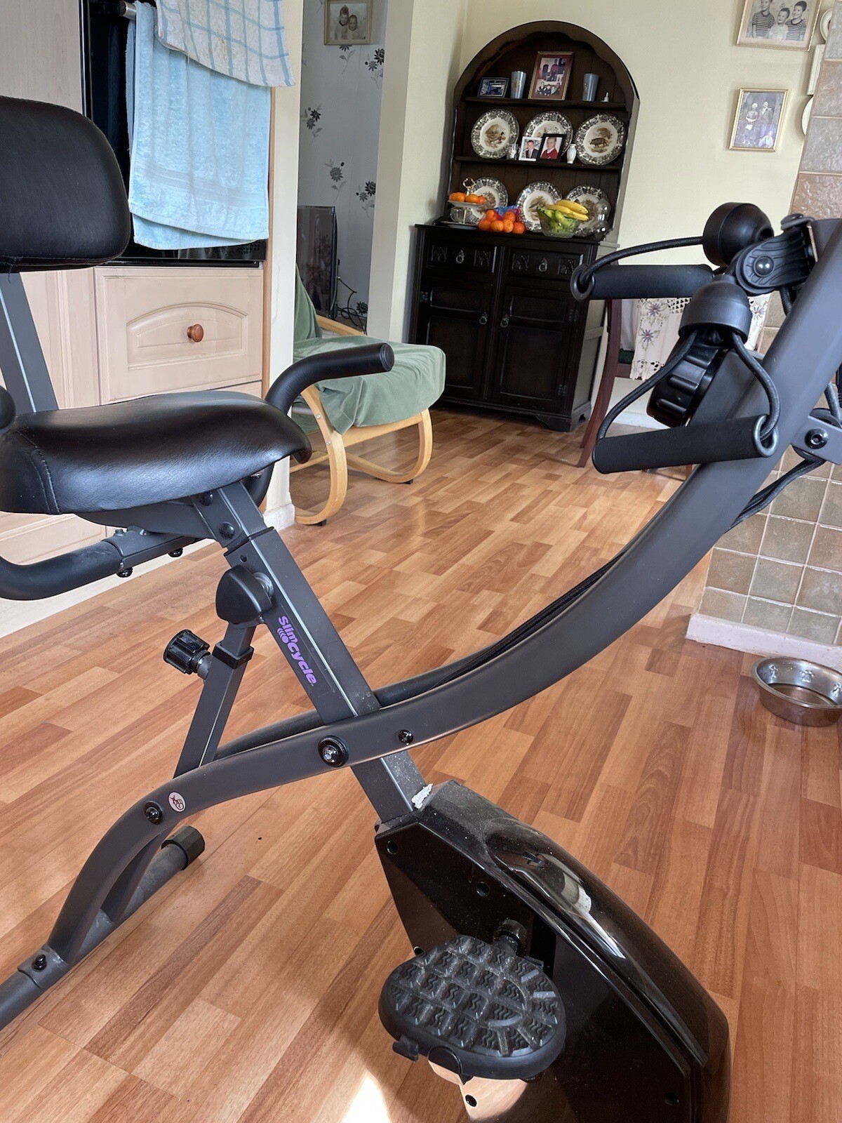 folding exercise bike used eBay