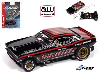 Auto World '70 Dodge Challenger Ramcharger4Gear 2024 Rel3 Greatest Hits Slot Car