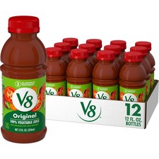 Original 100 Vegetable Juice, 12 fl oz Bottle 12 Pack 