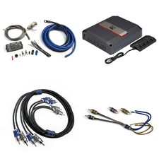 Kicker LX500.4 , KISL, Amp Install Kit , 4-Channel Amplifier - 4x125 Watts Fu...