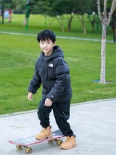 The North Face Boys  North Down Hooded Jacket/ BLACK/M 10 /NWT