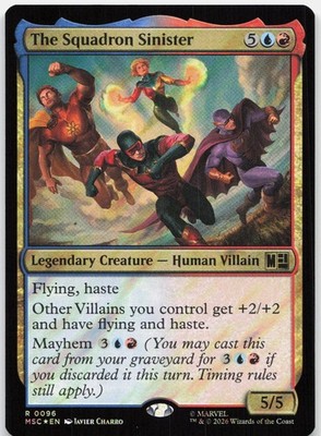 The Squadron Sinister (Surge Foil) 96 - NM - Commander: Marvel Super Heroes
