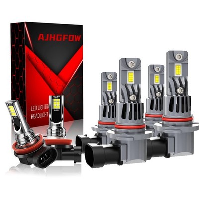 For Toyota Corolla 2009-2013 Combo LED Headlight High Low Beam Fog Light Bulb 6x