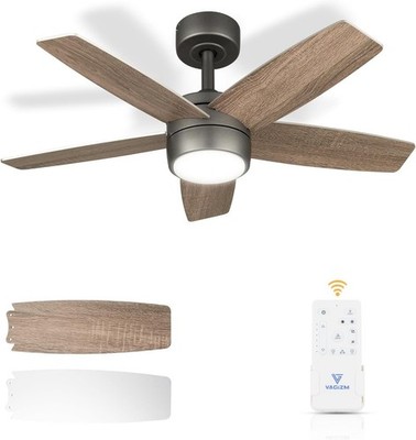 Vagizm Deckenventilator mit Licht Fernbedienung: 36 Zoll kleine Deckenventilatoren für kleines Bett