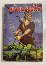 Vintage Hardback The Black Arrow Robert Louis Stevenson Dean & Son w/ Originl DJ