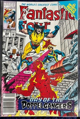 Fantastic Four #368 (Newsstand) Vol 1 Sept 1992 **V.Fine - Bagged & Carded**