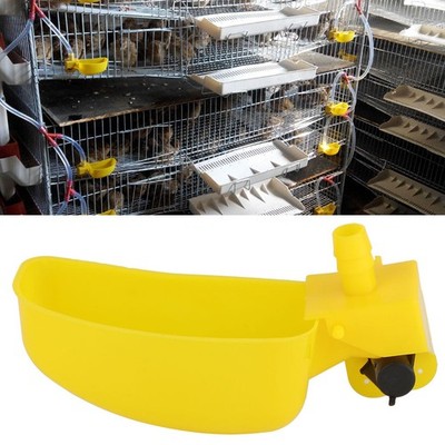 12pcs Pigeons Quail Waterer Feeder Drinking Cup Bowl Poultry Bird Watering WT