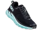 HOKA® (Women's 10 B) CLIFTON™ 6 Running Shoes in Black/Aqua Sky - $140
