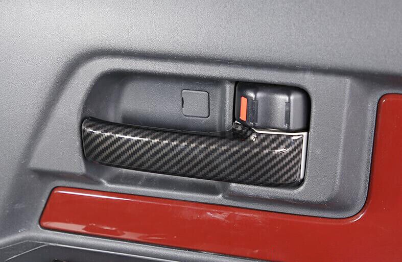 For Toyota FJ Cruiser 2007-2014 Carbon Fiber Inner Door Handle Lock ...