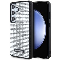 Karl Lagerfeld Hardcase FüR Samsung Galaxy S24 S921 Silber Rhinestone Logo