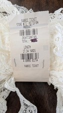 Vintage One Inch White Lace 17.34 Yards