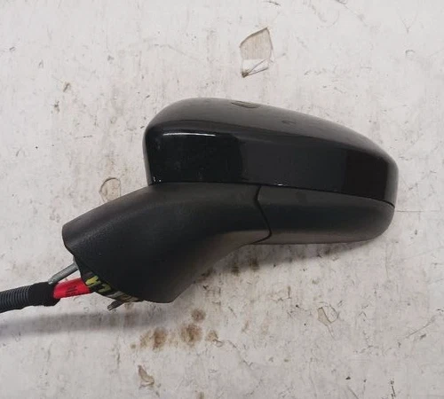 2019-2020 Ford Fusion Left Driver Side View Door Mirror Blind Spot Black Used
