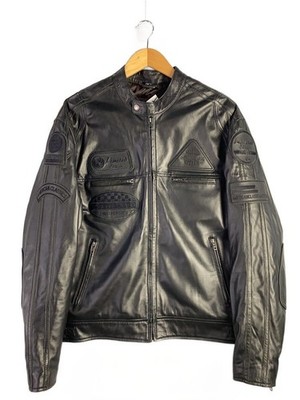 Degner Single Rider Jacket/Xl/Sheep Leather/Blk/13Wj-1C// 3674