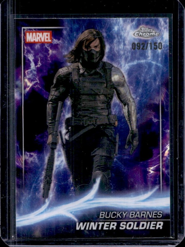 2025 Topps Chrome Marvel Studios Winter Soldier Agatha Lava Refractor #/150