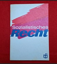 DDR 1981 Sozialistisches Recht - Lehrbuch für das Grundlagenfach
