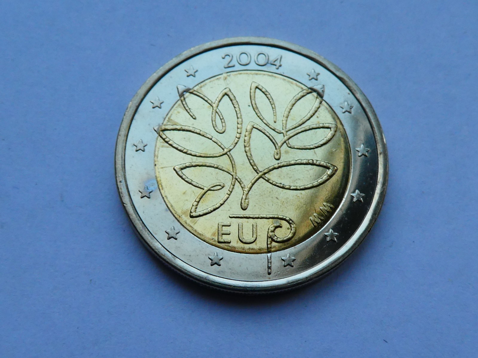 Finlande, 2 euros 2004, élargissement de l'UE, non.
