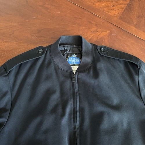 Neptune Garment Co Women’s Officers Bomber Jacket 16 Black Thinsulate Liner - Bild 2 von 16