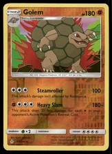 Pokemon Cards Golem 89/214 Reverse Holo Unbroken Bonds Holo Rare NM
