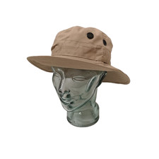 Special Forces Boonie Bush Hut Kurzrand Sand / Beige Camouflage NEU Milit&auml;rstil