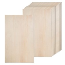 12 Pack Basswood Sheets for Crafts-12 x 20 x 1/8 Inch- 3mm Thick Plywood Shee...