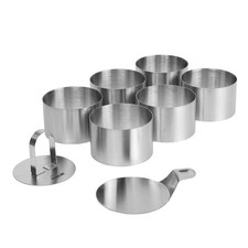 STONELINE Anneaux à dessert et anneaux à manger, set d'anneaux petit,